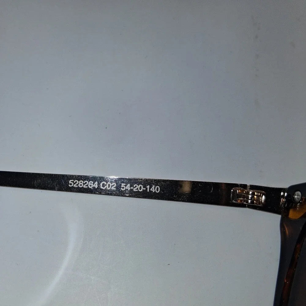 ANN TAYLOR Sunglasses Women's Tortoiseshell Brown 54mm Gradient Lenses Gold Tone